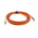 RS PRO LC to ST Duplex Multi Mode OM1 Fibre Optic Cable, 62.5/125μm, Orange, 10m