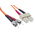 RS PRO ST to SC Duplex Multi Mode OM2 Fibre Optic Cable, 50/125μm, Orange, 2m