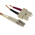 RS PRO LC to SC Duplex Multi Mode OM1 Fibre Optic Cable, 62.5/125μm, Orange, 5m