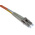 RS PRO LC to SC Duplex Multi Mode OM1 Fibre Optic Cable, 62.5/125μm, Orange, 1m