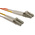 RS PRO LC to LC Duplex Multi Mode OM1 Fibre Optic Cable, 62.5/125μm, Orange, 5m