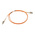 RS PRO LC to LC Duplex Multi Mode OM1 Fibre Optic Cable, 62.5/125μm, Orange, 1m