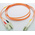 RS PRO LC to SC Duplex Multi Mode OM2 Fibre Optic Cable, 50/125μm, Orange, 5m