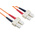 RS PRO SC to SC Duplex Multi Mode OM2 Fibre Optic Cable, 50/125μm, Orange, 10m