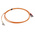 RS PRO LC to ST Duplex Multi Mode OM1 Fibre Optic Cable, 62.5/125μm, Orange, 2m