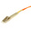 RS PRO LC to ST Simplex Multi Mode OM1 Fibre Optic Cable, 62.5/125μm, Orange, 5m