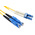 RS PRO E-2000 to LC Duplex Single Mode OS1 Fibre Optic Cable, 9/125μm, Yellow, 5m