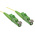RS PRO E-2000 to Unterminated Simplex Single Mode OS1 Fibre Optic Cable, 9/125μm, Yellow, 1m