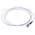 RS PRO ST to Unterminated Simplex Multi Mode OM3 Fibre Optic Cable, 50/125μm, White, 1m