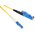 RS PRO E-2000 to LC Simplex Single Mode OS1 Fibre Optic Cable, 9/125μm, Yellow, 2m