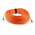 RS PRO ST to ST Duplex Multi Mode OM1 Fibre Optic Cable, 62.5/125μm, Orange, 100m