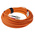 RS PRO SC to SC Duplex Multi Mode OM1 Fibre Optic Cable, 62.5/125μm, Orange, 25m