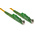 RS PRO E-2000 to E-2000 Simplex Single Mode OS1 Fibre Optic Cable, 9/125μm, Yellow, 2m
