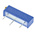 Vishay 43P Series 20-Turn Through Hole Trimmer Resistor with Pin Terminations, 1kΩ ±10% 1/2W ±100ppm/°C Side Adjust