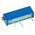 Vishay 43P Series 20-Turn Through Hole Trimmer Resistor with Pin Terminations, 10kΩ ±10% 1/2W ±100ppm/°C Side Adjust