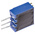 Vishay 64W Series 19 (Electrical), 22 (Mechanical)-Turn Through Hole Trimmer Resistor with Pin Terminations, 10kΩ ±10%