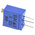 Vishay 64W Series 19 (Electrical), 22 (Mechanical)-Turn Through Hole Trimmer Resistor with Pin Terminations, 50kΩ ±10%