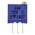 Vishay 64W Series 19 (Electrical), 22 (Mechanical)-Turn Through Hole Trimmer Resistor with Pin Terminations, 100kΩ