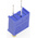 1kΩ, Through Hole Trimmer Potentiometer 0.5W Top Adjust Bourns, 3296