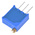 25Ω, Through Hole Trimmer Potentiometer 0.5W Top Adjust Bourns, 3296