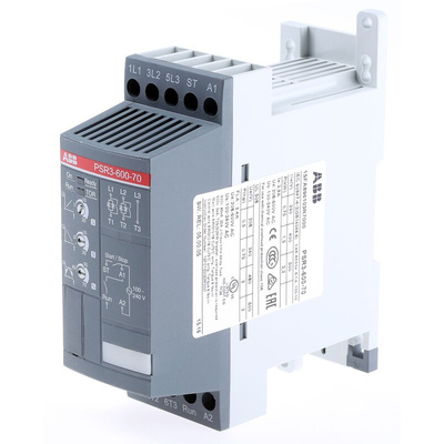 ABB Soft Starter, Soft Start, 1.5 kW, 600 V ac, 3 Phase, IP20