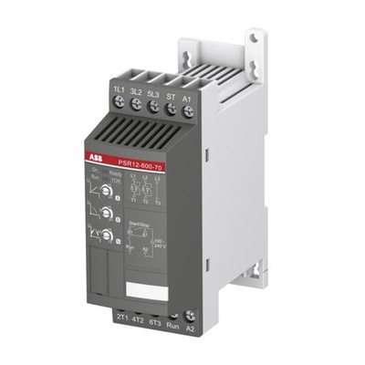 ABB Soft Starter, Soft Start, 5.5 kW, 600 V ac, 3 Phase, IP20
