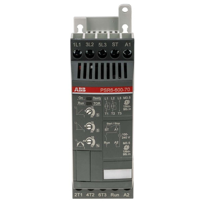 ABB Soft Starter, Soft Start, 3 kW, 600 V ac, 3 Phase, IP20