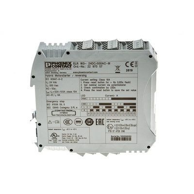 Phoenix Contact Motor Starter, Reversing, 500 V ac, 3 Phase, IP20