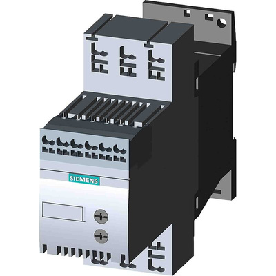 Siemens Soft Starter, Soft Start, 22 kW, 400 V ac, 3 Phase, IP00