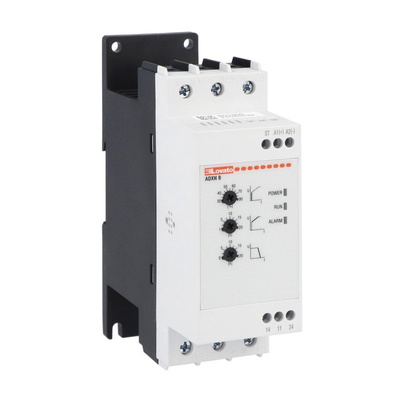 Lovato Motor Starter, Soft Start, 5.5 kW, 24 V ac/dc, 3 Phase, IP20