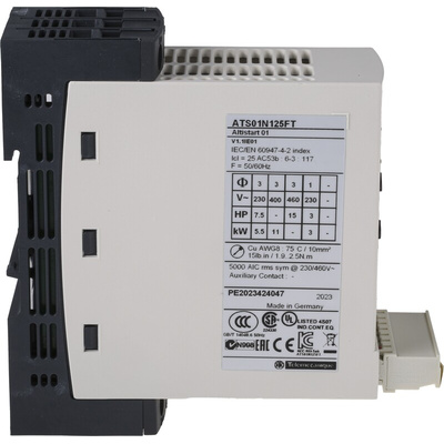 Schneider Electric Soft Start, Soft Start, 11 kW, 110 → 480 V ac, 1, 3 Phase, IP20