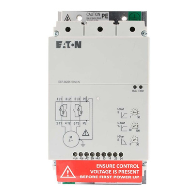 Eaton Soft Starter, Soft Start, 55 kW, 400 V ac, 3 Phase, IP20