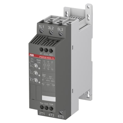 ABB Soft Starter, Soft Start, 15 kW, 208 → 600 V ac, 3 Phase, IP20