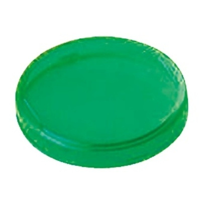 Panel Mount Indicator Lens Round Style, Green, 29mm diameter
