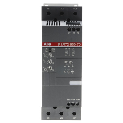 ABB Soft Starter, Soft Start, 37 kW, 600 V ac, 3 Phase, IP10, IP20