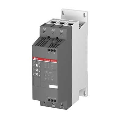 ABB Soft Starter, Soft Start, 55 kW, 600 V ac, 3 Phase, IP10, IP20