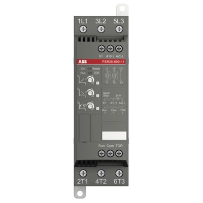 ABB Soft Starter, Soft Start, 11 kW, 208 → 600 V ac, 3 Phase, IP20