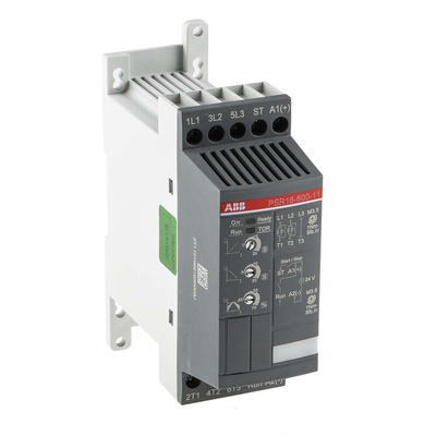 ABB Soft Starter, Soft Start, 7.5 kW, 208 → 600 V ac, 3 Phase, IP20