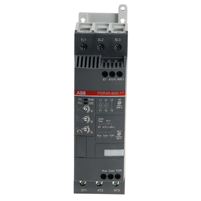 ABB Soft Starter, Soft Start, 22 kW, 208 → 600 V ac, 3 Phase, IP10