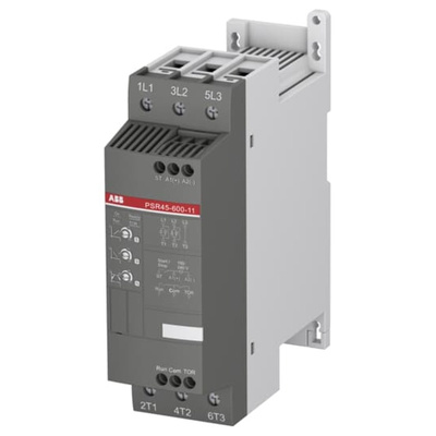 ABB Soft Starter, Soft Start, 22 kW, 208 → 600 V ac, 3 Phase, IP10