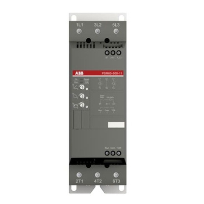 ABB Soft Starter, Soft Start, 30 kW, 208 → 600 V ac, 3 Phase, IP10