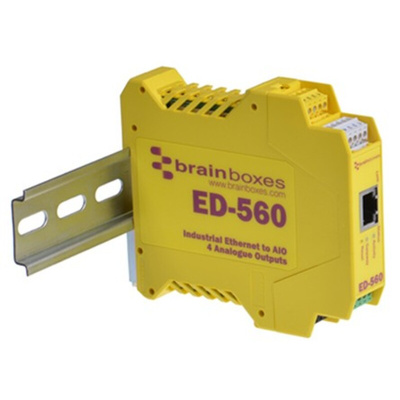 Brainboxes PLC I/O Module for Use with ASCII, Ethernet, Modbus, Analogue
