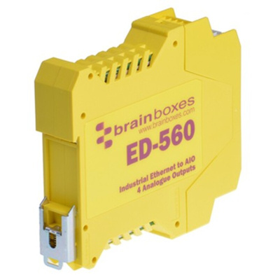 Brainboxes PLC I/O Module for Use with ASCII, Ethernet, Modbus, Analogue