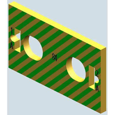 Siemens Labeling Sheet for Use with 2 AUX Terminals
