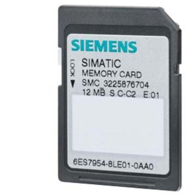 Siemens 6ES7954 Series Memory Card for Use with PLC