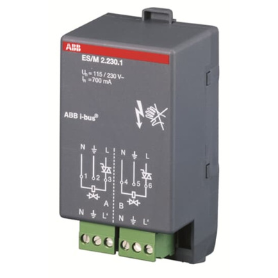 ABB I/O module for Use with KNX (TP) Bus System