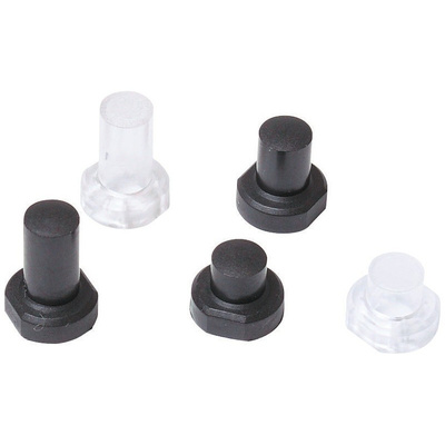 Clear Modular Switch Cap, for use with 3F Series Push Button Switch, Cap