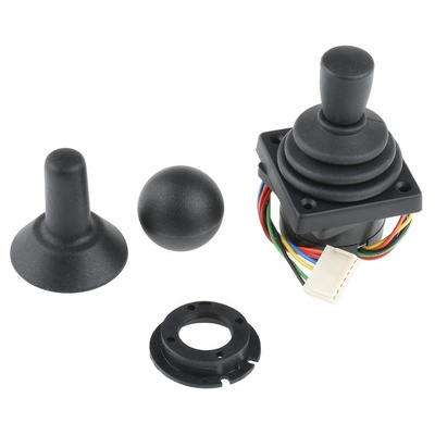 Apem, 2 Way Contactless Joystick Conical, Hall Effect, IP65 Rated, 5V