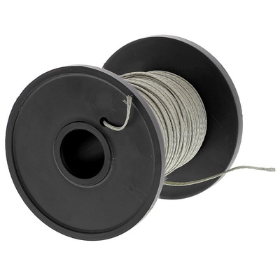 RS PRO Braided Wire 10 A, 1.9 x 0.6 mm, 25m BS4109