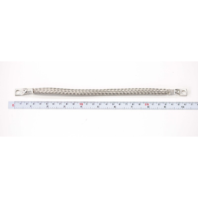 RS PRO Braided Wire, M6 Stud Size, 24 x 20 x 0.2 mm, 0.25m BS EN 13602:2002, BS4109